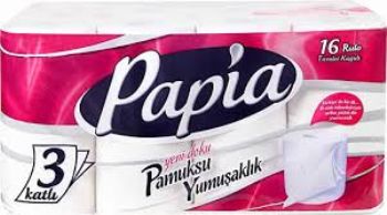 PAP�A 3 KATLI 16'LI TUVALET KA�IDI 