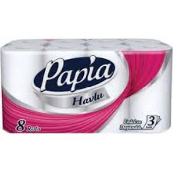 PAP�A 3 KATLI 8'L� KA�IT HAVLU 
